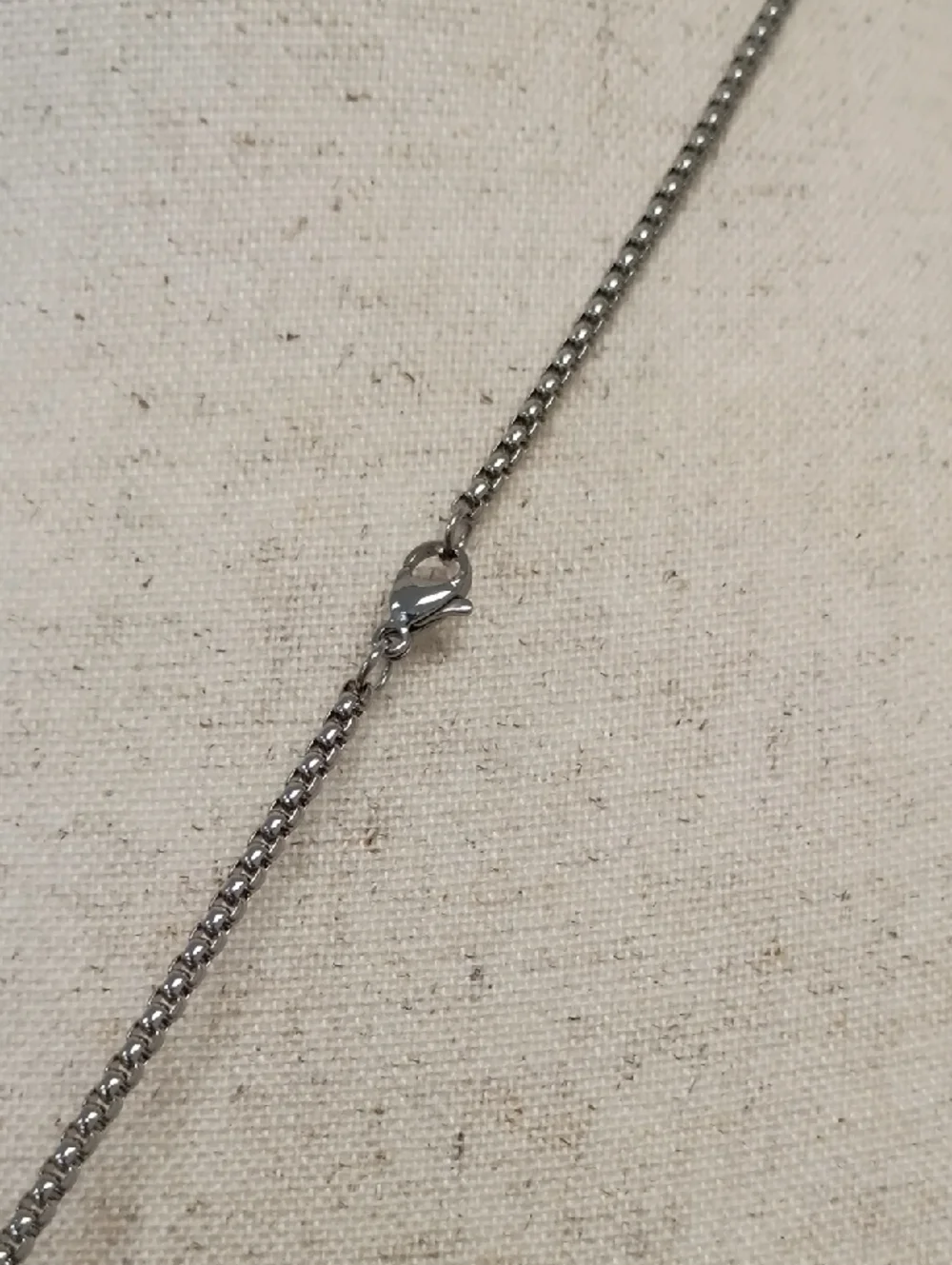Skeleton Pendant Necklace Silver Tone Gothic Punk Charm Chain Unisex